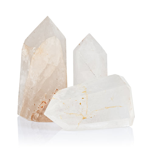 Kryształ górski słupek mleczny