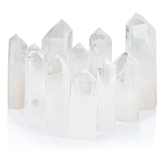 Kryształ górski słupek transparentny