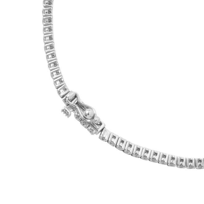 Classic Line Tennis Bracelet - Klasyczna złota bransoletka tenisowa z diamentami 0,69 ct