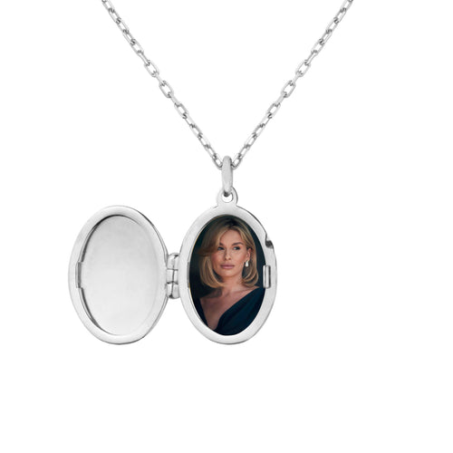 Srebrny personalizowany medalion