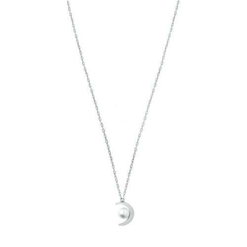 Srebrny choker New Moon