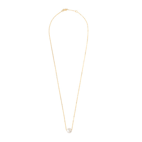 Złoty choker z perłą