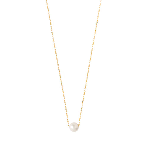 Złoty choker z perłą