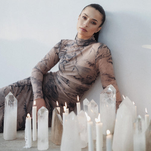 Kryształ górski słupek transparentny