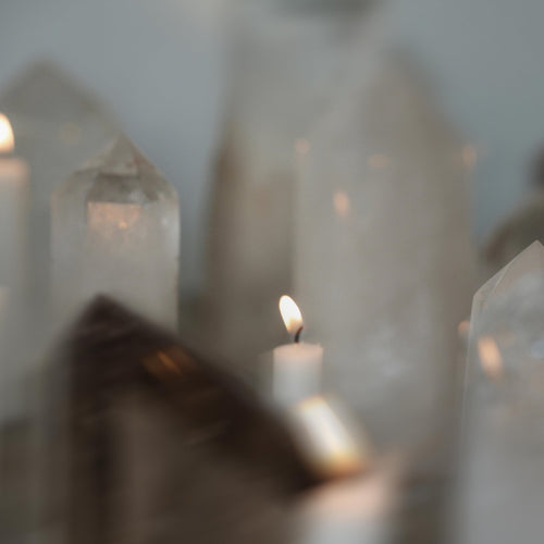 Kryształ górski słupek mleczny