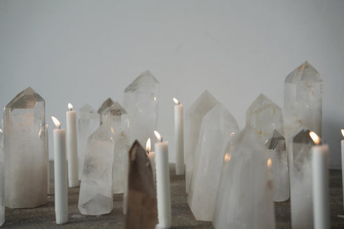 Kryształ górski słupek mleczny