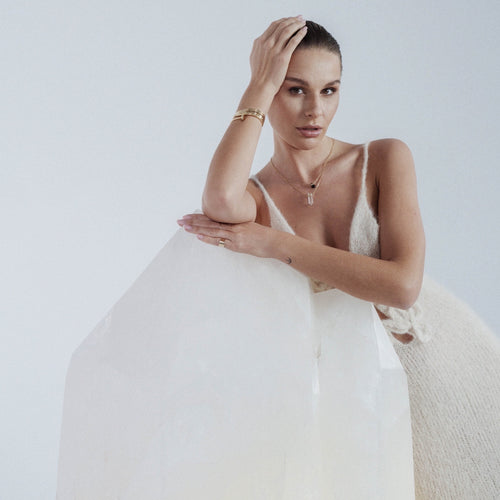 Kryształ górski słupek transparentny