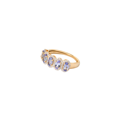 Éclat Blue Tanzanite Ring