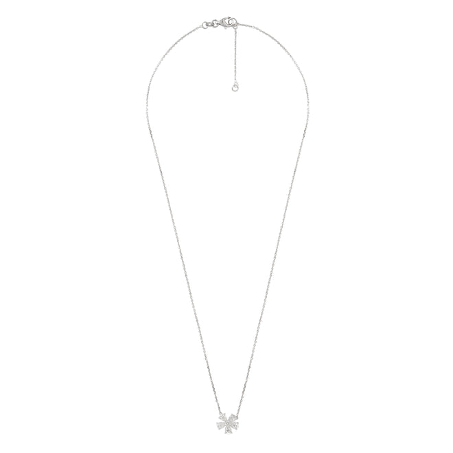 Naszyjnik z białego złota z diamentami Fleur de Lumière Diamond Necklace