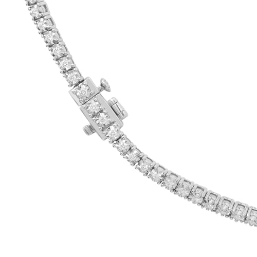Classic Line Tennis Bracelet - Klasyczna złota bransoletka tenisowa z diamentami 1,05 ct
