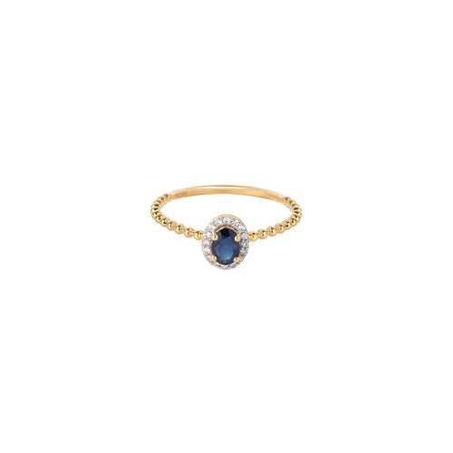 Sapphire Midnight Ring
