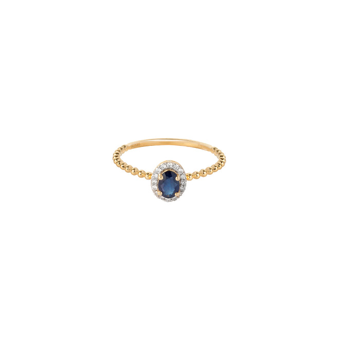 Sapphire Midnight Ring