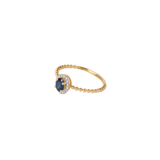 Sapphire Midnight Ring