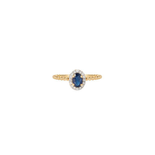 Sapphire Midnight Ring