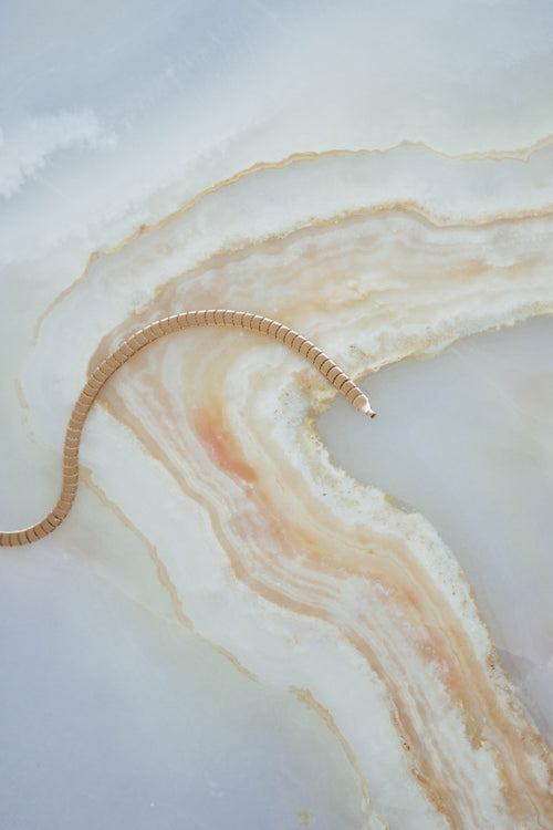 Złota Bransoletka Snake — Serpentina Gold Bracelet