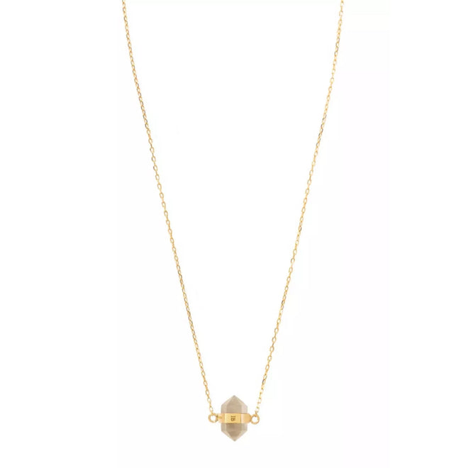 Złoty choker z rutylem